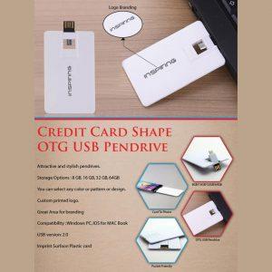 Credit Card USB Pendrive Online in India - best corporate gifts for clients, best corporate gifts online - USB