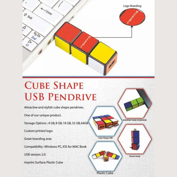 Cube Shaped USB Pendrive Manufacturer in India, Unique USB Pendrive Supplier in Mumbai - USBPENDRIVEINDIA