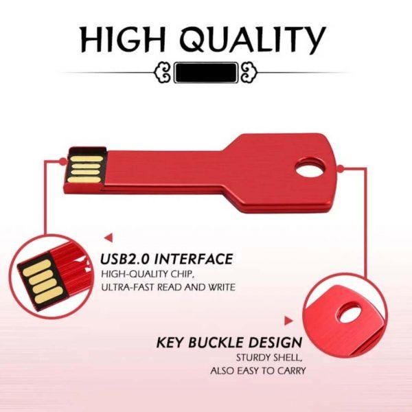 New Latest Key Shaped USB Metal Pendrive Supplier in Bulk Online - USBPENDRIVEINDIA